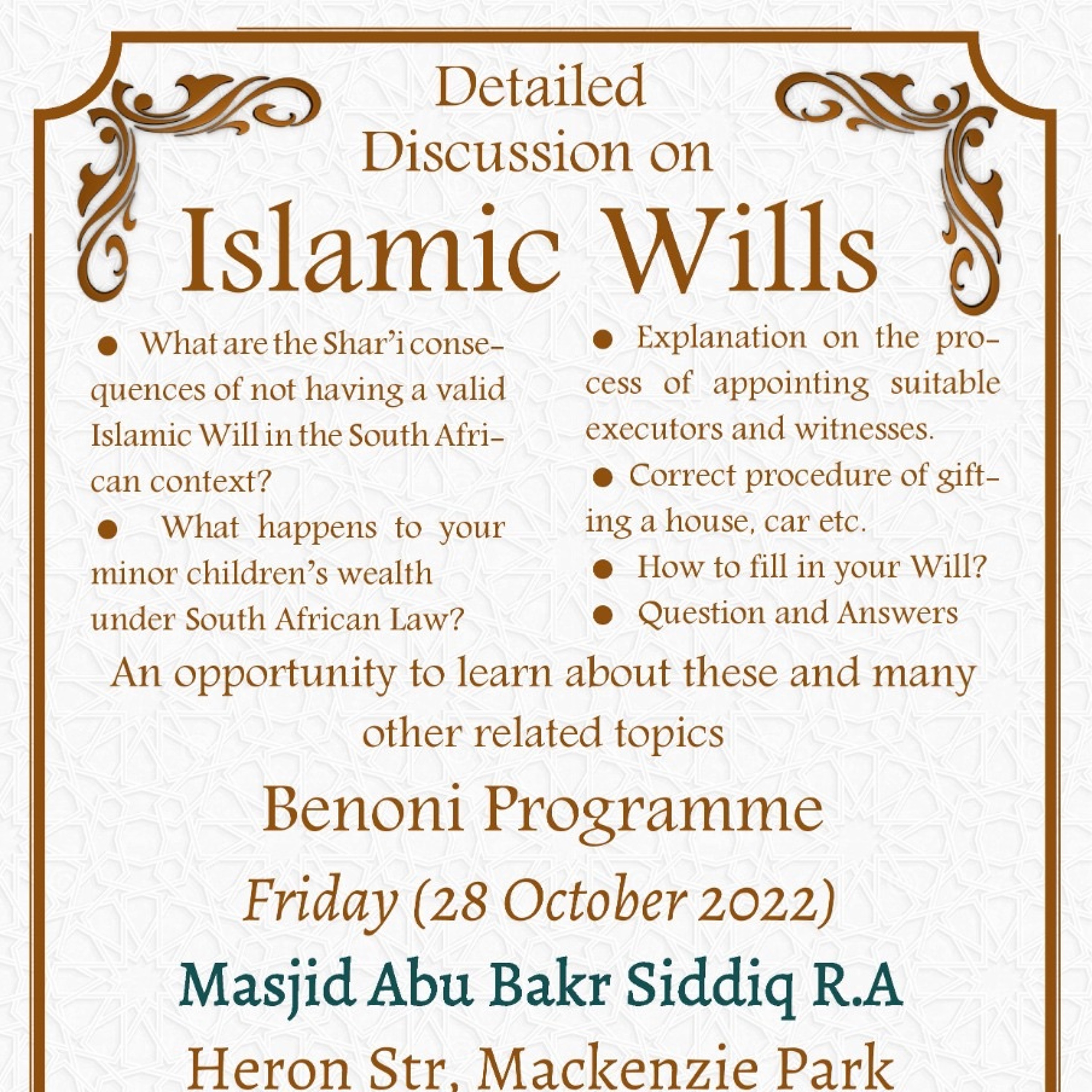 Wills & Inheritance Programme | 28 October 2022 episode artwork