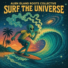 Surf the Universe by Alien Island Roots Collective