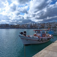 Sitia Harbor On A Windy Day