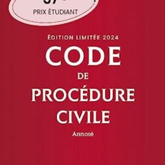Télécharger eBook Code de procédure civile 2024 annoté. Édition limitée. 115e éd. en format e