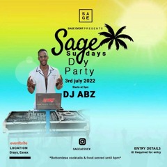 2022 Afrobeats Sage Sundays Party Mix by Dj Abz_baby