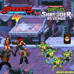 1UP POD'S VIDEO GAME DEATHMATCH - Streets Of Rage 4 Vs TMNT Shredders Revenge