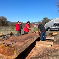 Traditional Canoe project unfolding in Round Valley