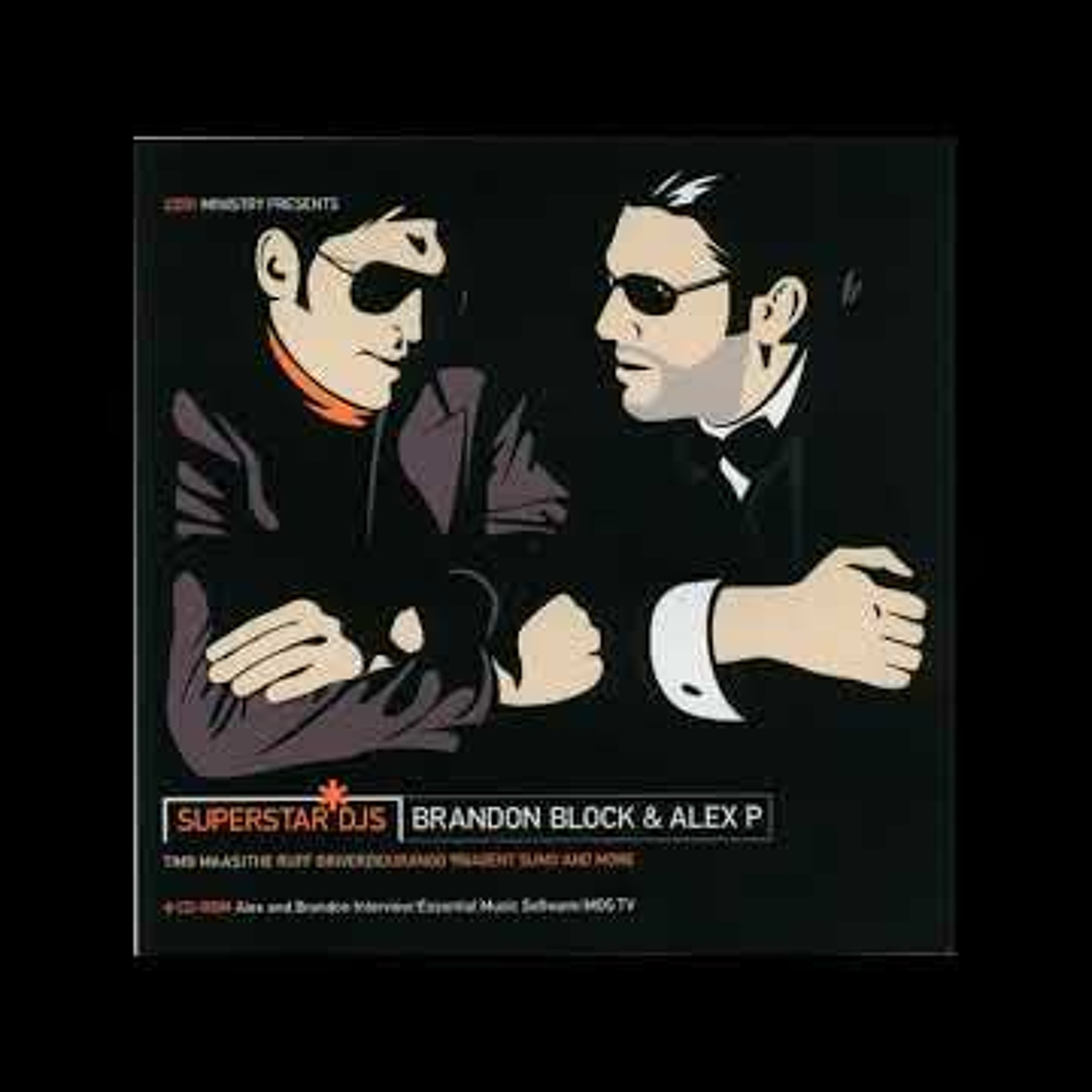 Brandon Block & Alex P - Superstar DJs (Ministry Magazine Mar 2000) - CoverCDs episode artwork