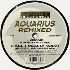 Aquarius - All I Really Want (Gurnell Groovers Mix) (1995)