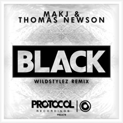 MAKJ & Thomas Newson - Black (Wildstylez Remix)