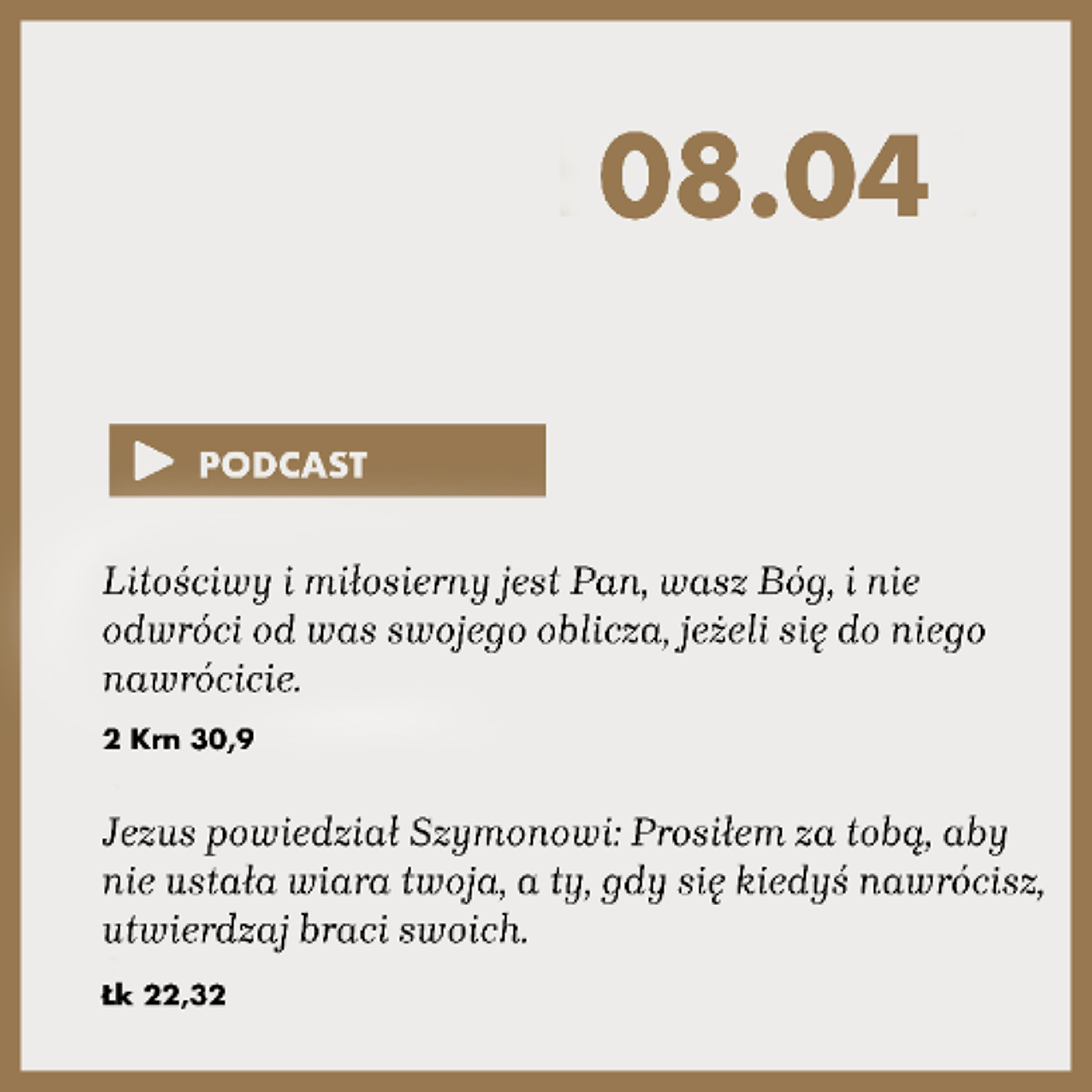 Poranek ze Słowem na 8 kwietnia 2025 episode artwork