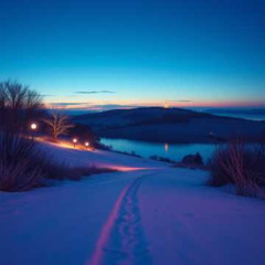 Falling Stars at Winter’s Edge