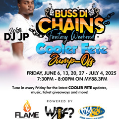 DJ JP LIVE ON MY 88.3FM COOLER FETE WARM UP 2025 P2