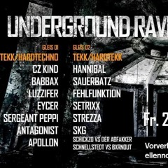 UNDERGROUND RAVE 18 @ELLEN NOIR MAGDEBURG
