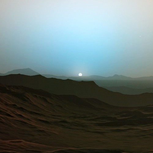Sunset On Mars