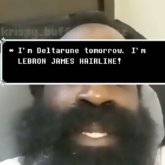 im deltarune tomorrow im lebron james hairline! [in autotune]