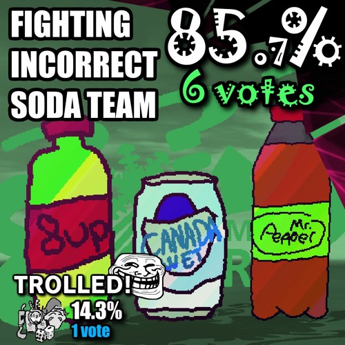 W R1 M2 BOOBOO KEYS SNAKE EYES FUNNY MUFFLER SPONGEBOB GUY NAMED BOB vs FIGHTING INCORRECT SODA TEAM