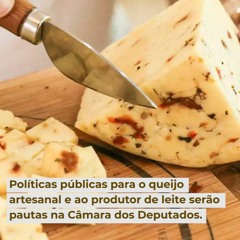 Políticas públicas para queijo artesanal e ao produtor de leite serão pautas na Câmara dos Deputados