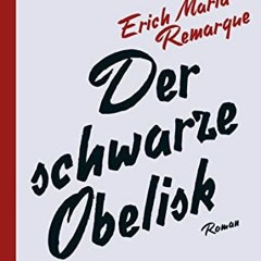 Buch Der schwarze Obelisk: Roman auf Amazon uFCfM