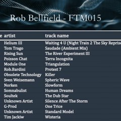 Rob Bellfield - FTM015 (Fourier Transform Mix Series)