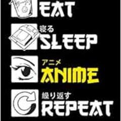 download PDF 🖌️ Eat Sleep Anime Repeat Sketchbook: 6x9 120 Blank Pages Anime Sketchb