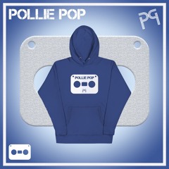 Blue Hoodie White Tape