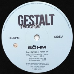 Böhm - Gravitational Force EP (GST19)