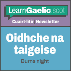 Oidhche na taigeise | Burns night