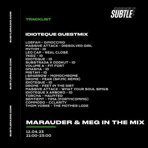 Idioteque - Subtle Radio Guest Mix - 12/04/23
