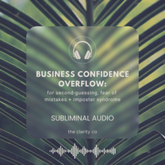 Business Confidence Overflow - Subliminal Audio