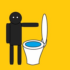 A Ninja Flushed the Toilet