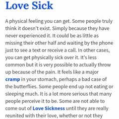 IssBlessedG - Love Sick