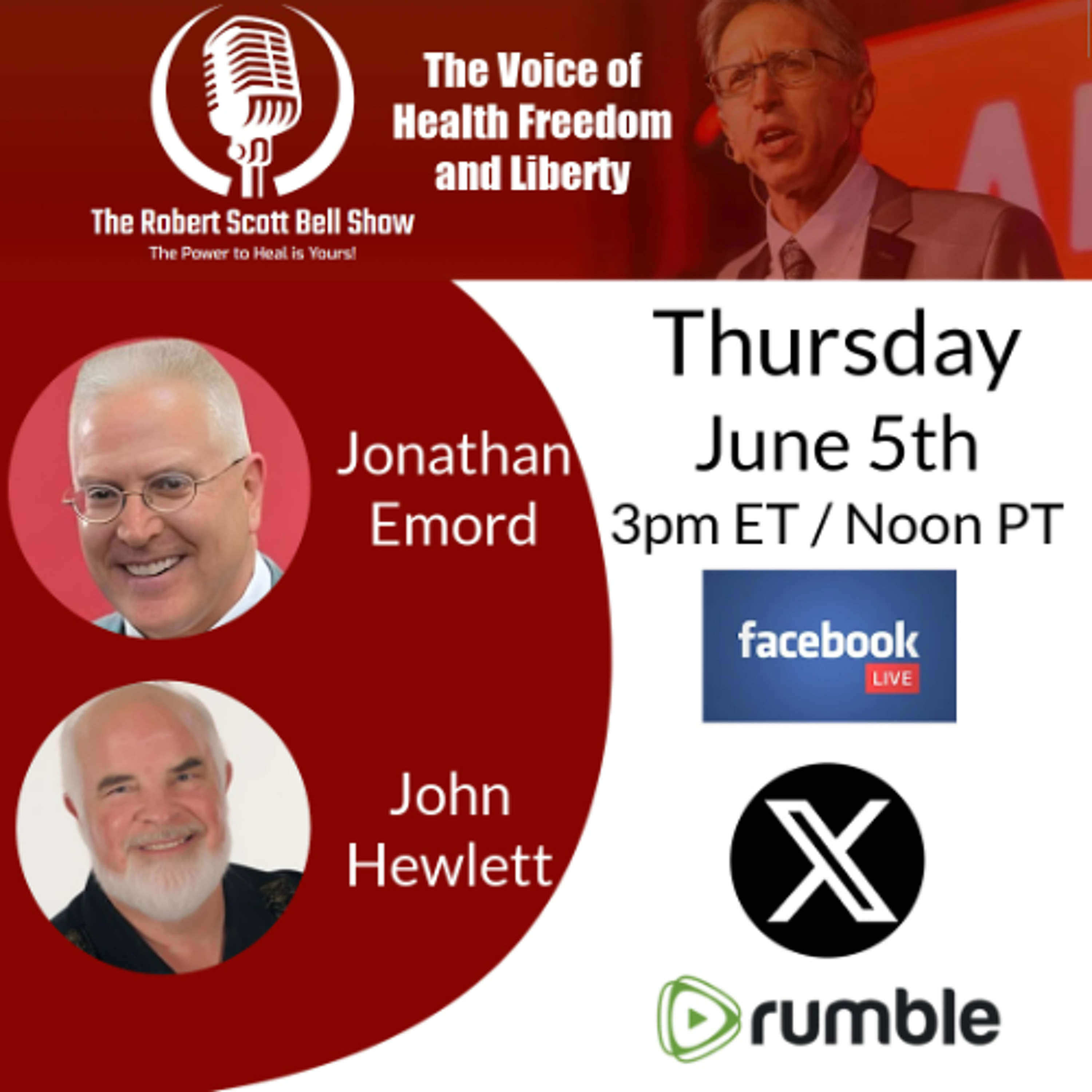 Jonathan Emord, MAHA Bipartisan Backing, Pilot Refuses mRNA, NY Targets Vax Exemptions, John Hewlett, Cardio Miracle - The RSB Show 6-5-25