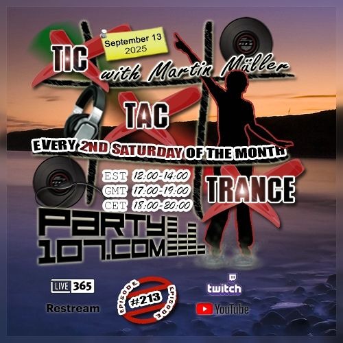 Tic Tac Trance 213 with Martin Mueller (September 13 2025)