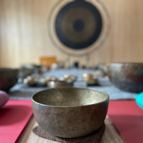 Singing bowls.