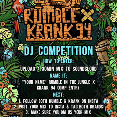 “DJ FAD0”-RUMBLE IN THE JUNGLE X KRANK 94 comp entry