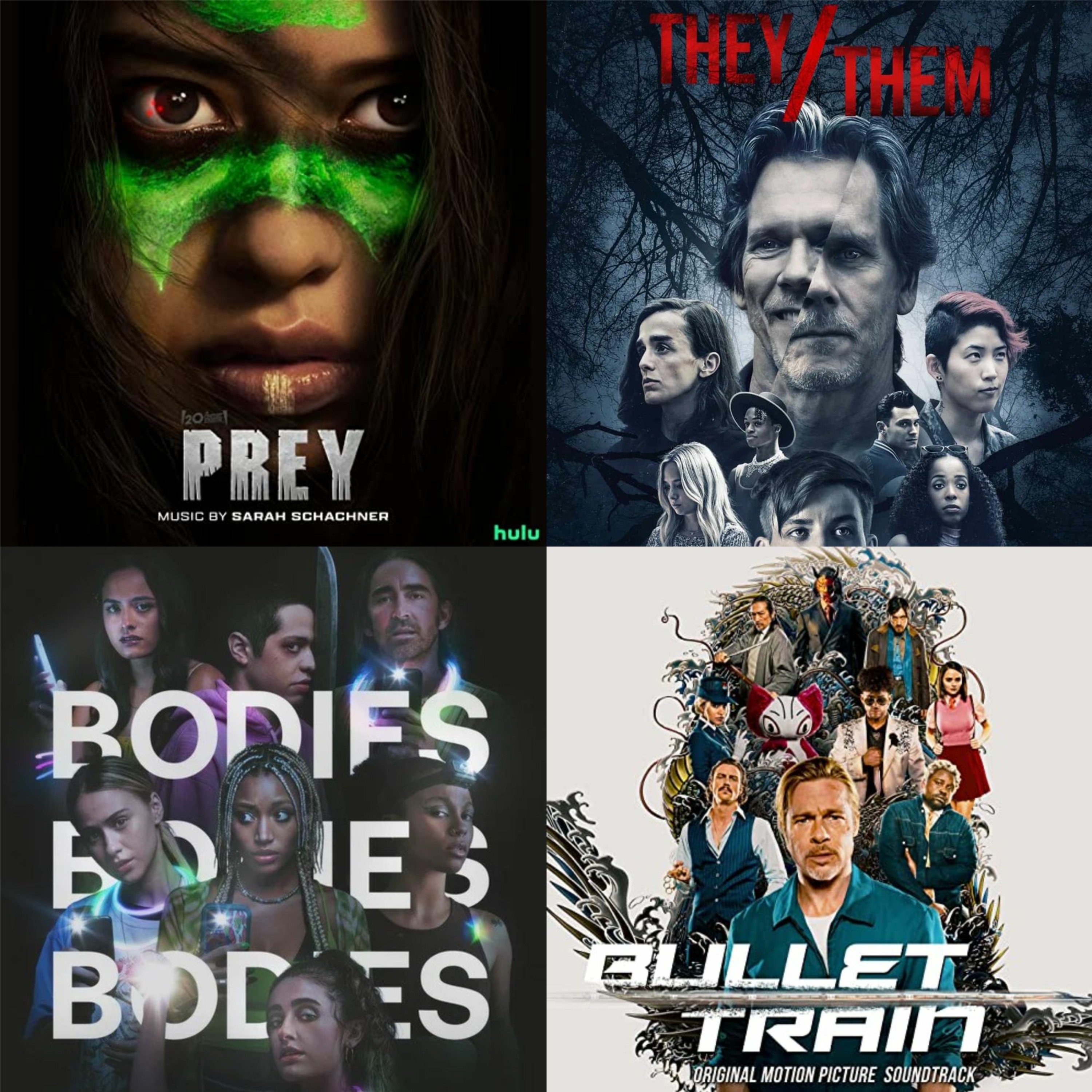 Prey I They Slash Them I Bodies Bodies Bodies I Bullet Train