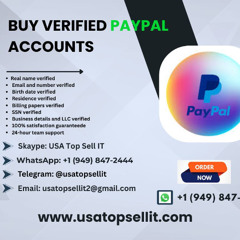 How To Buy Verified PayPal Accounts