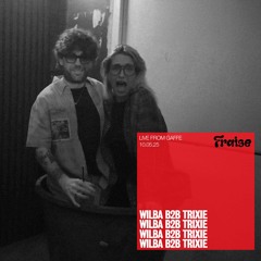 Fraise Live. - Wilba b2b Trixie @ Gaffe 10.05.25