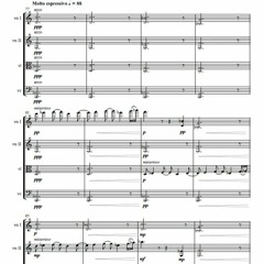 Pawel Strzelecki: 1. Opening [String Quartet No. 4 (2020)].
