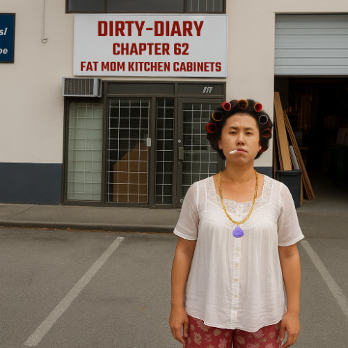 DIRTY-DIARY CHAPTER 62: FAT MOM KITCHEN CABINETS