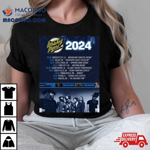 Stream Whiskey Myers Announce 2024 Tour T Shirt by macoroo Listen