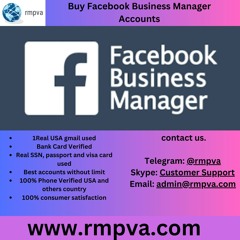 Buy Facebook Business Manager Accounts  Rmpva