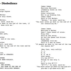 26 Disobedience by A A Milne