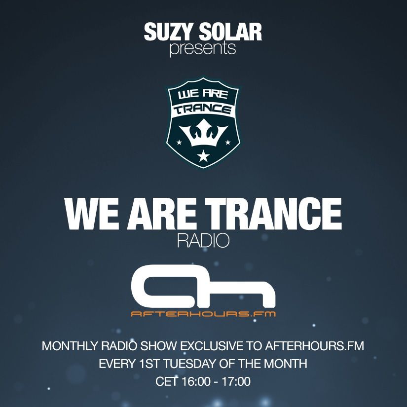 Suzy Solar presents We Are Trance Radio 062