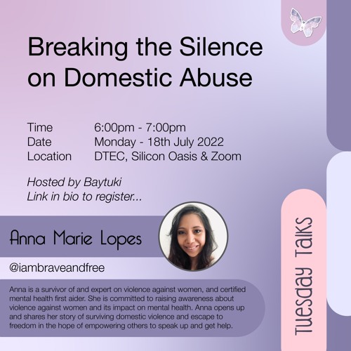 Tuesday Talks - Breaking the Silence on Domestic Abuse