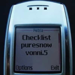 checklist w puresnow