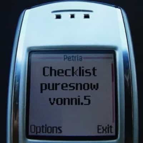 checklist w puresnow