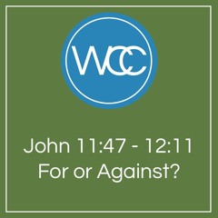 Sermon: John 11:47 to 12:11: For Or Against?