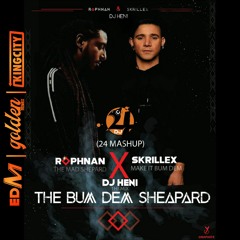 Dj Heni X Rophnan Vs Skrillex - The Bun Dem Shepards (24 MashUp)