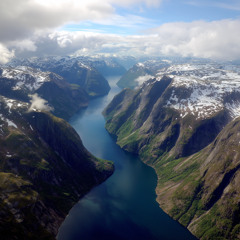 Gentle Flow of the Fjord Falls - Nature's Medicine | Spatial Audio of Pure Norwegian Waterfalls