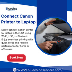 Connect Canon Printer to Laptop in USA