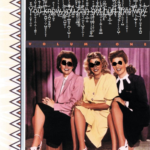 You know you can get hurt