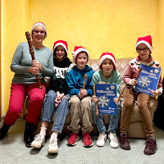 Aleyna, Henry, Romeo, Lise (Blockflöte): Weihnachtslieder